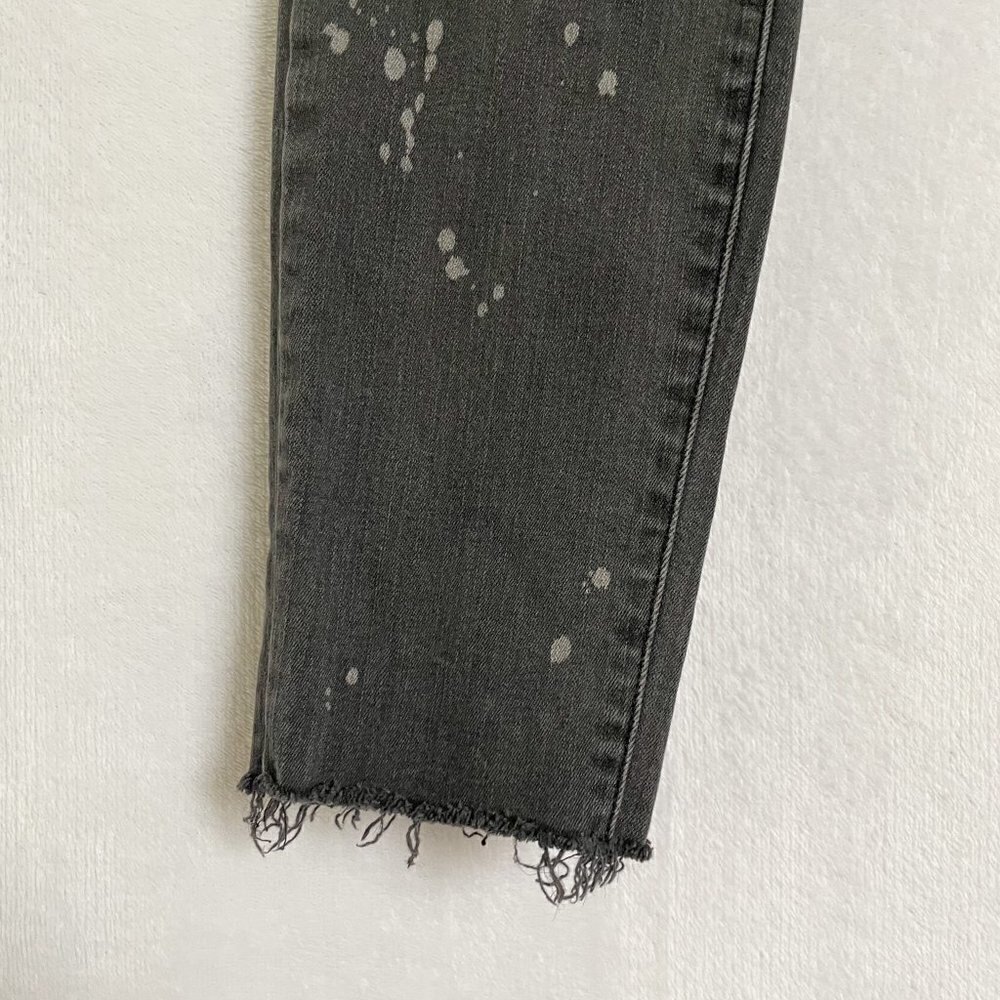 J BRAND Outsider Skinny Crop Gray Distressed Jeans size 27 - Picture 6 of 15